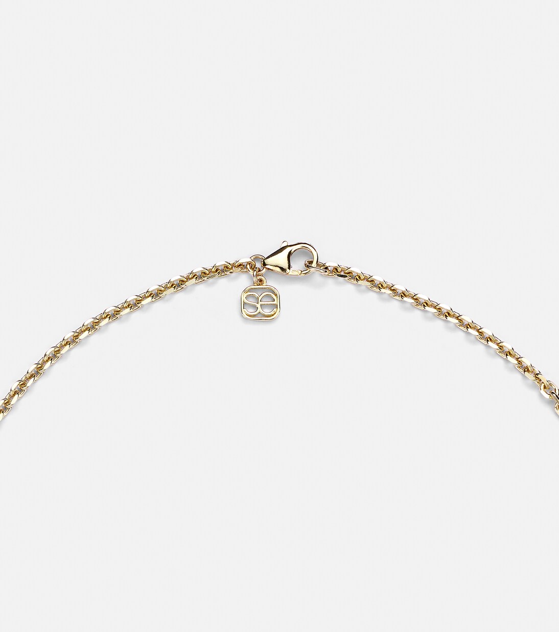 Halskette Puffy Icon Wallpaper Heart aus 14kt Gelbgold mit Diamanten | Sydney Evan