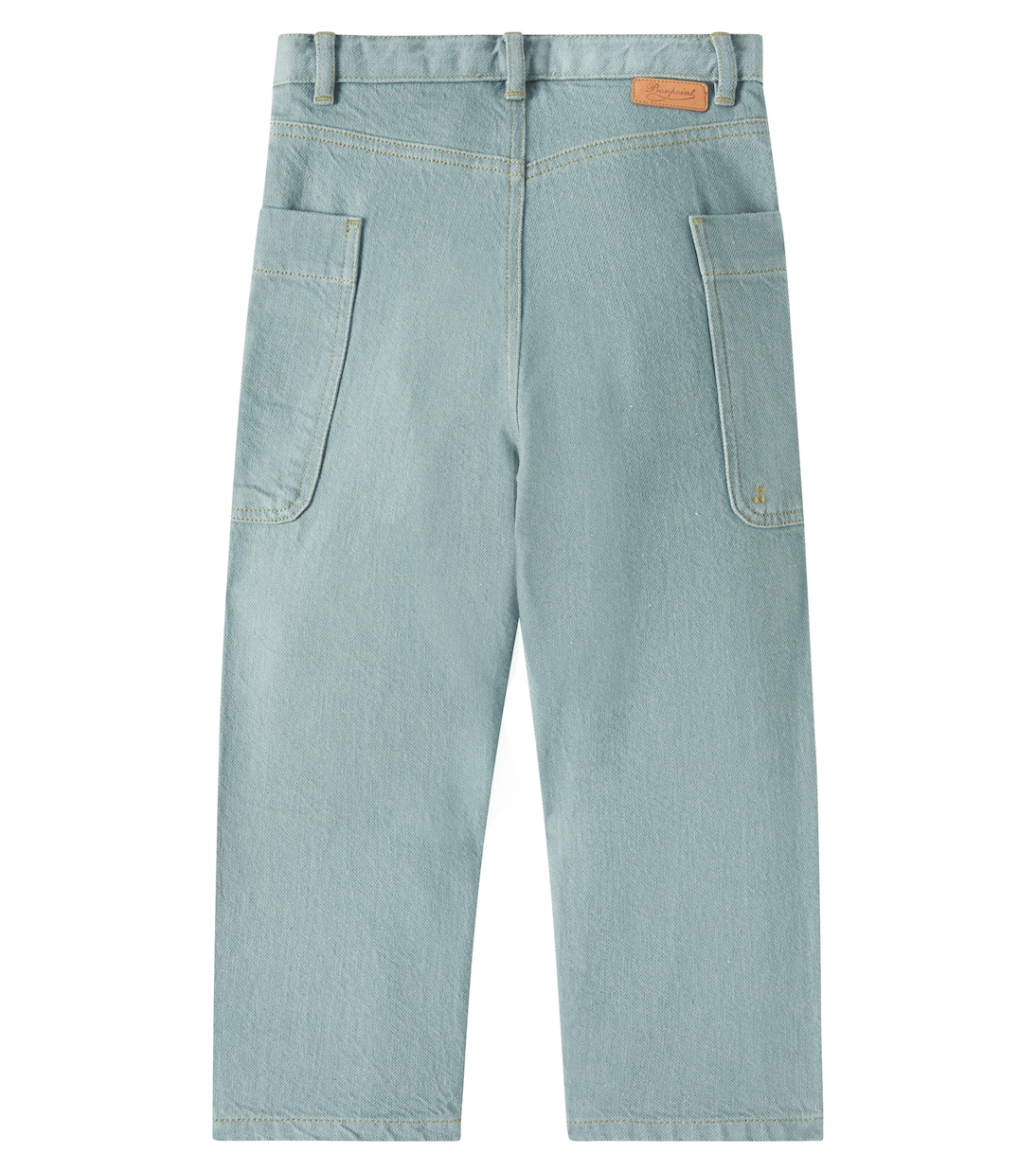 Looping wide-leg jeans | Bonpoint