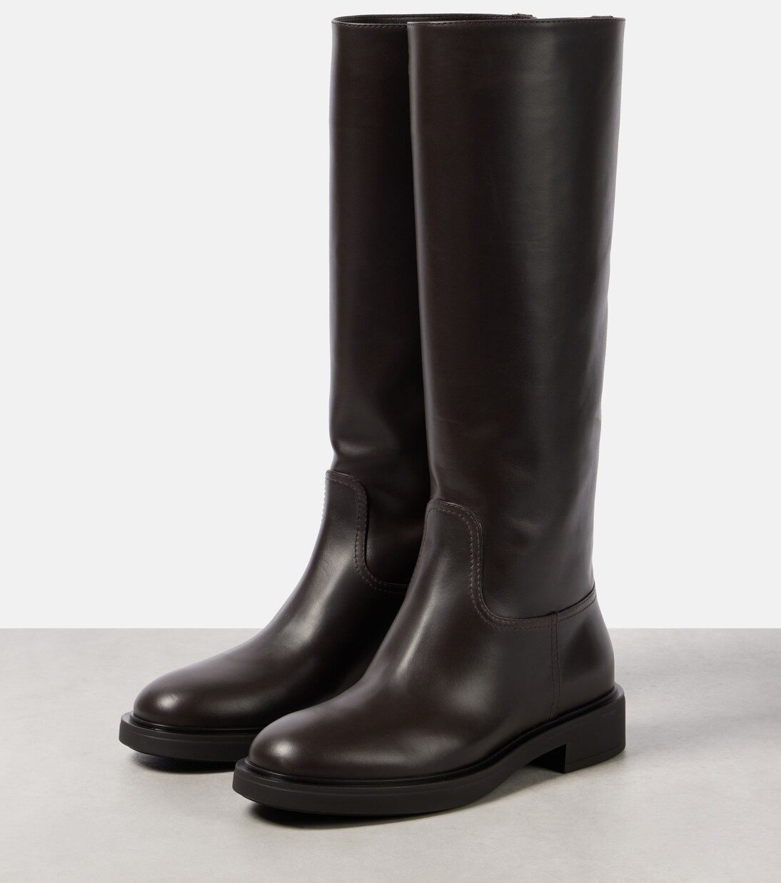 Ascott leather knee-high boots | Gianvito Rossi