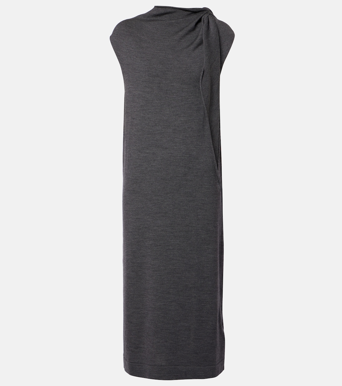 Robe midi en laine | Jil Sander