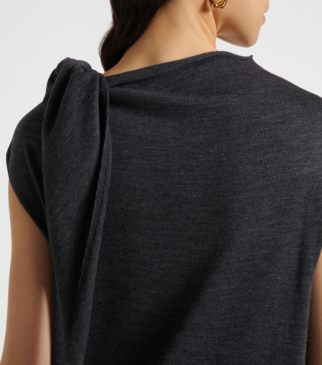 Robe midi en laine | Jil Sander