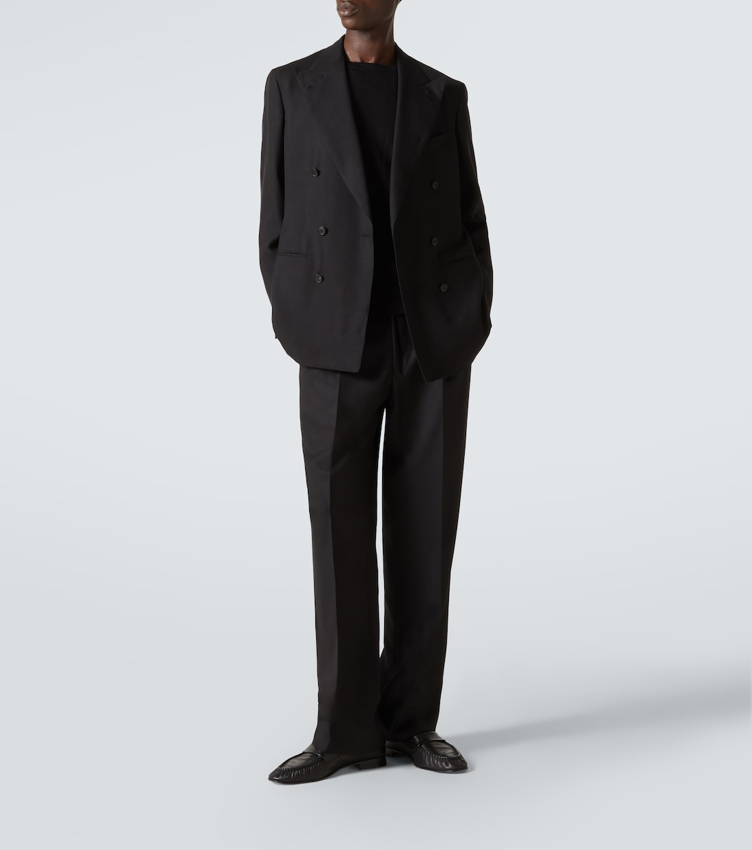 Amo wool straight-leg pants | Saman Amel