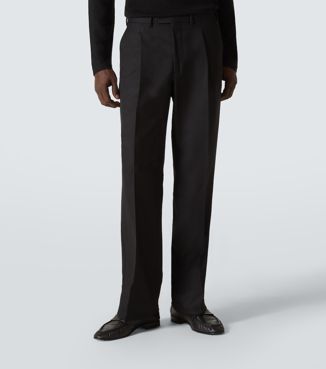 Amo wool straight-leg pants | Saman Amel