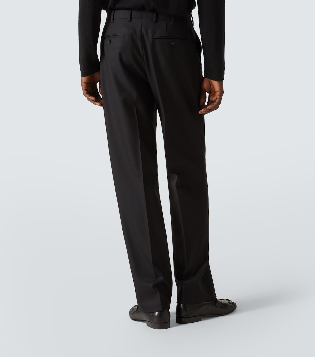 Amo wool straight-leg pants | Saman Amel