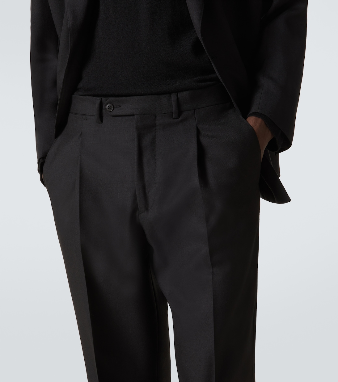 Amo wool straight-leg pants | Saman Amel