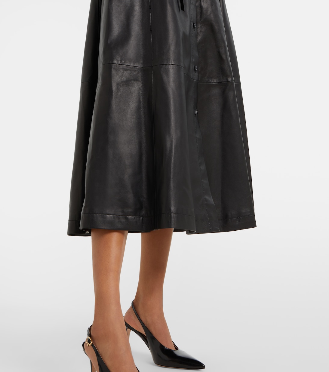 Hemdblusenkleid Kiera aus Leder | Altuzarra