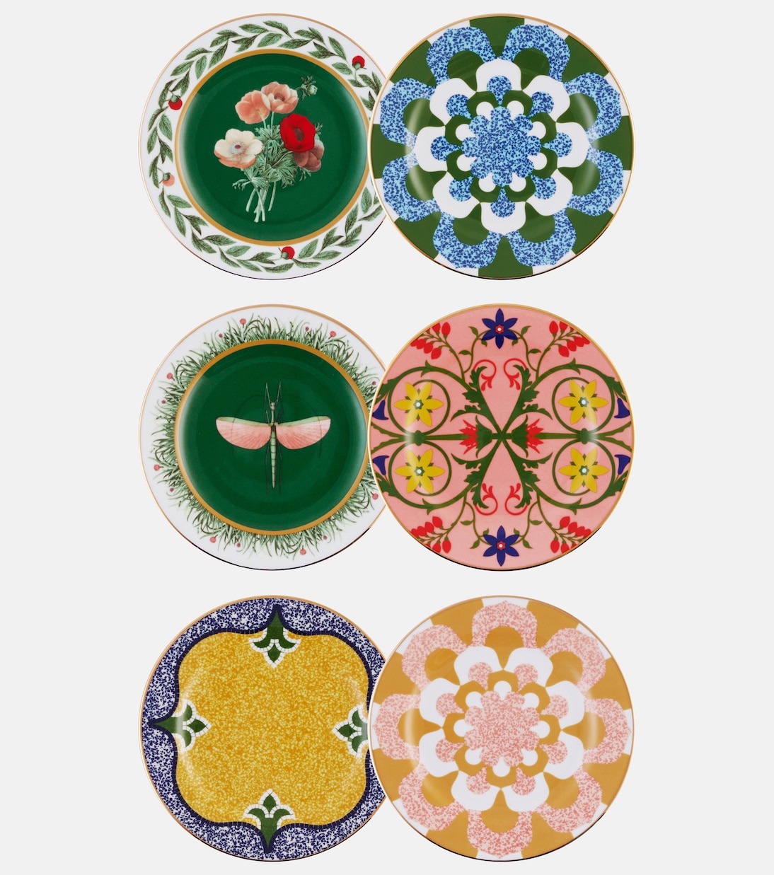 Libellula set of 6 dessert plates | La DoubleJ