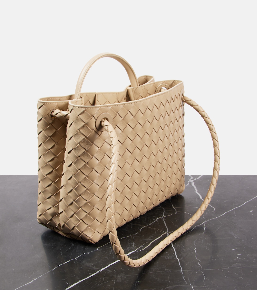Sac Andiamo Medium en cuir Intrecciato | Bottega Veneta