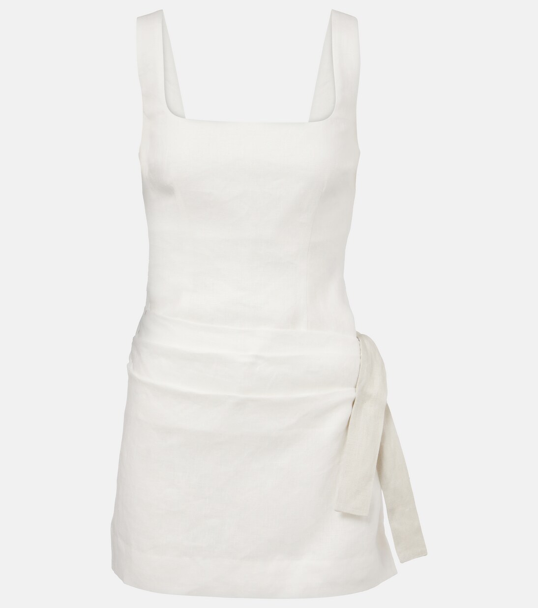 Robe Jessamine Tie en lin | SIR