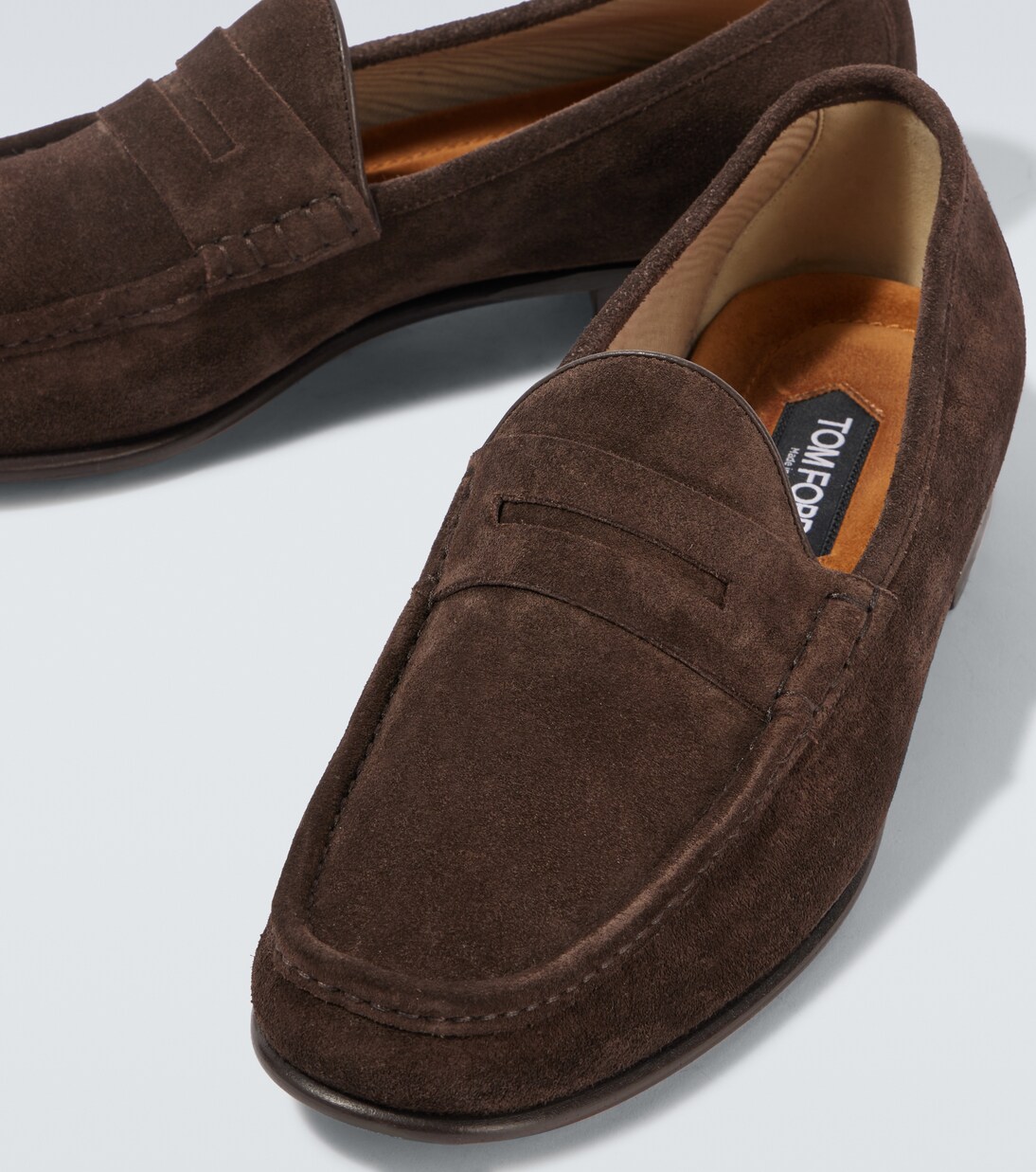 York suede penny loafers | Tom Ford