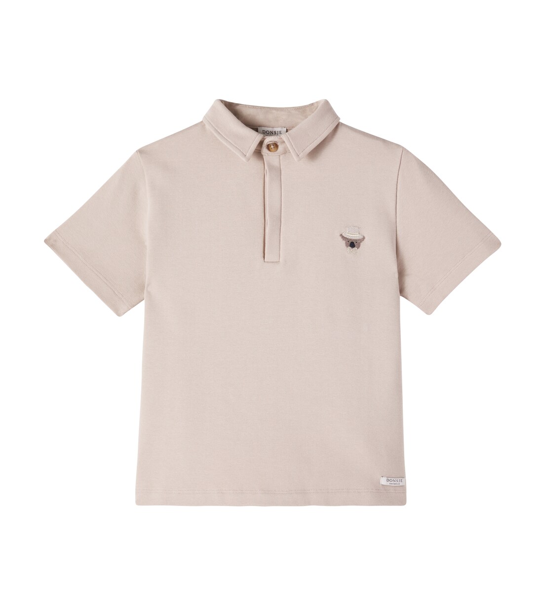 Wouti cotton-blend polo shirt | Donsje