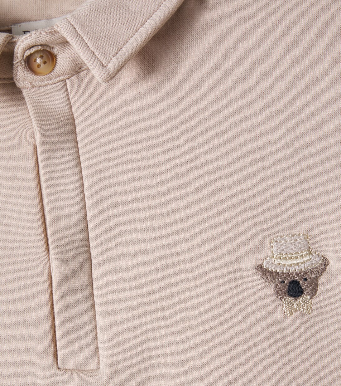 Wouti cotton-blend polo shirt | Donsje