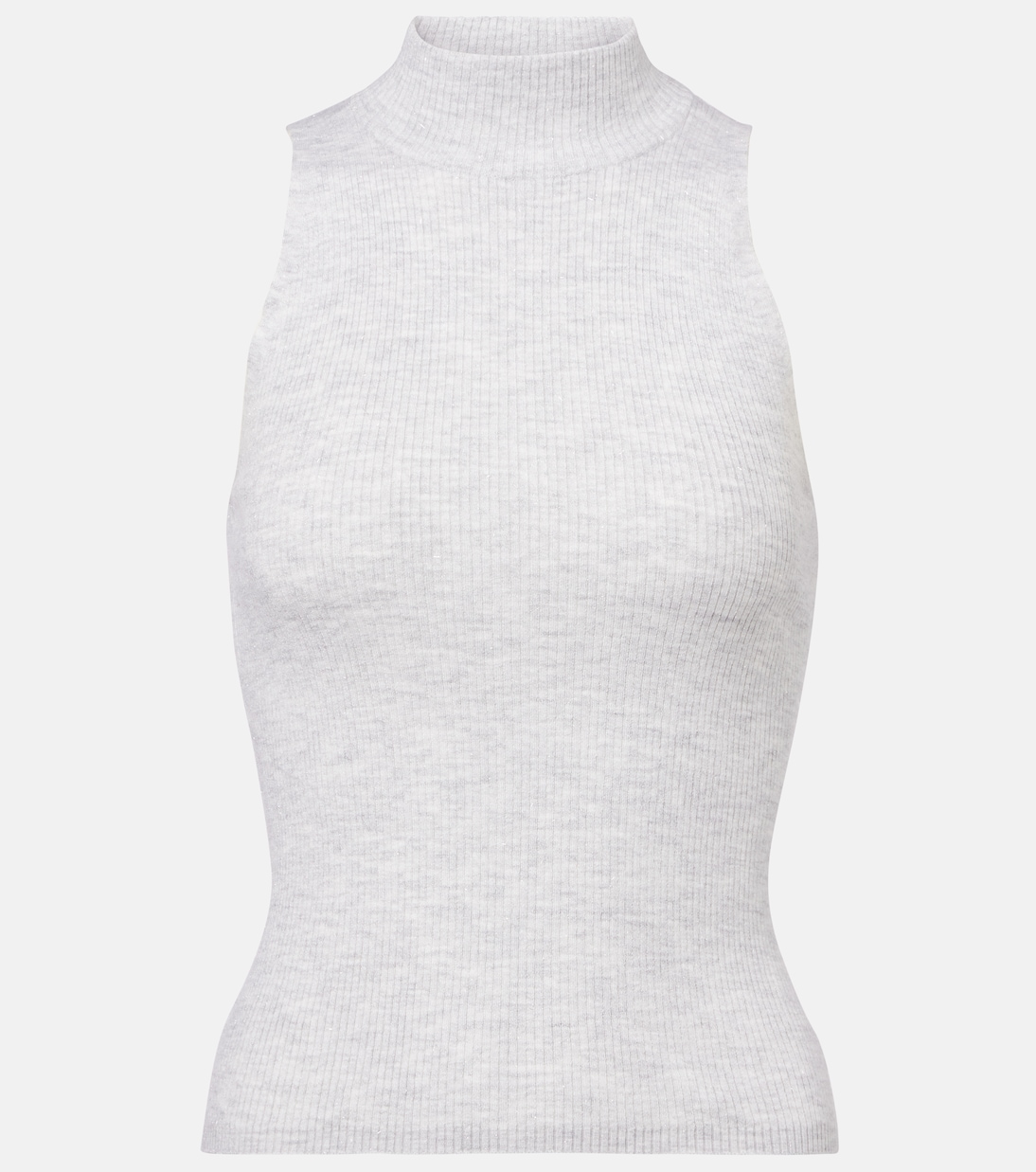 Ribbed-knit turtleneck top | Brunello Cucinelli