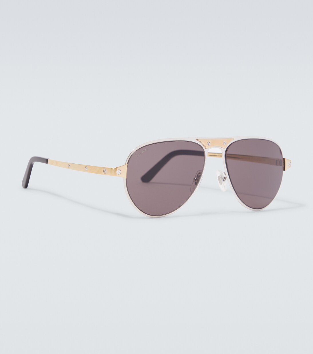 Santos De Cartier aviator sunglasses | Cartier Eyewear Collection
