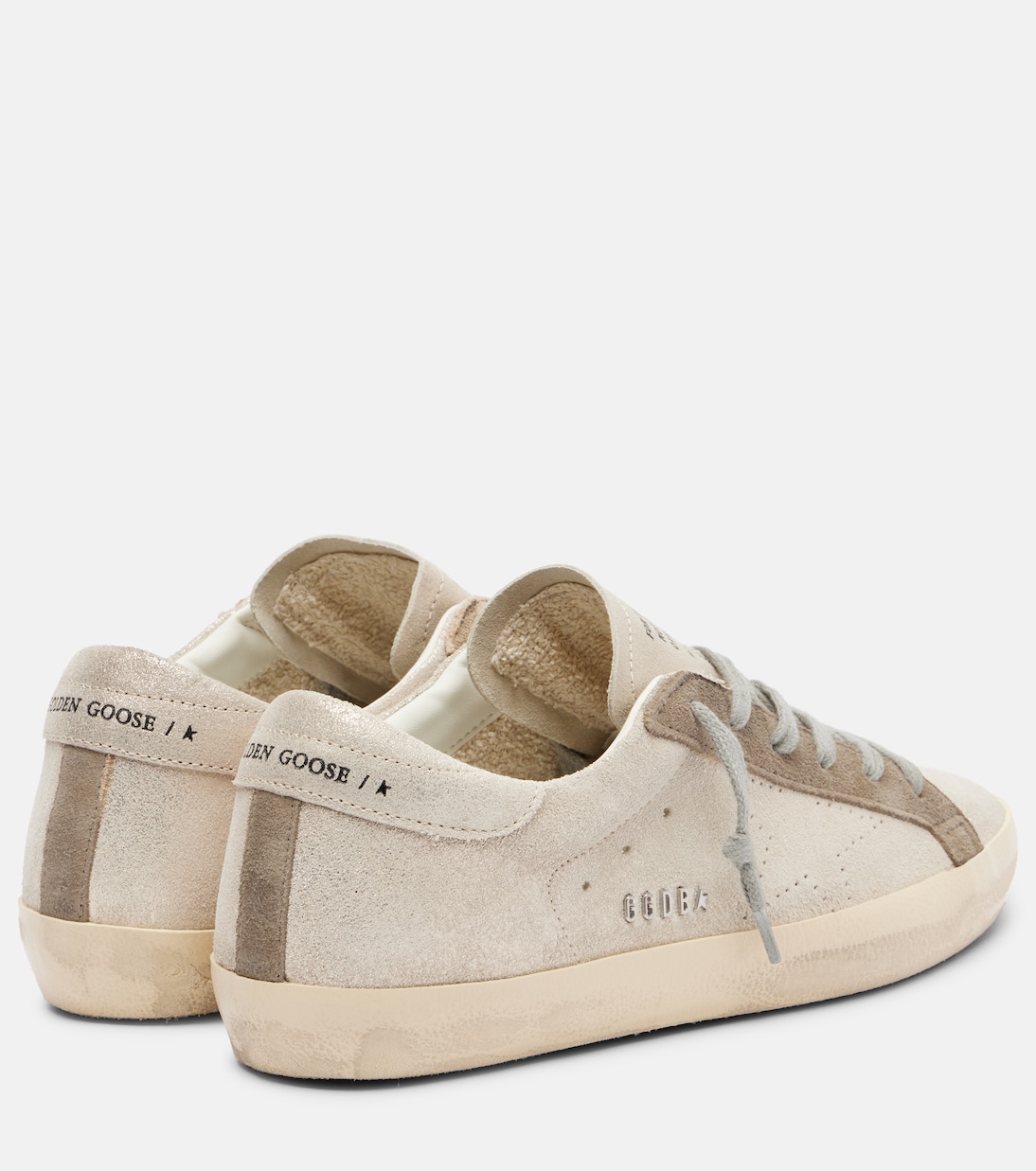 Super-Star glitter leather sneakers | Golden Goose