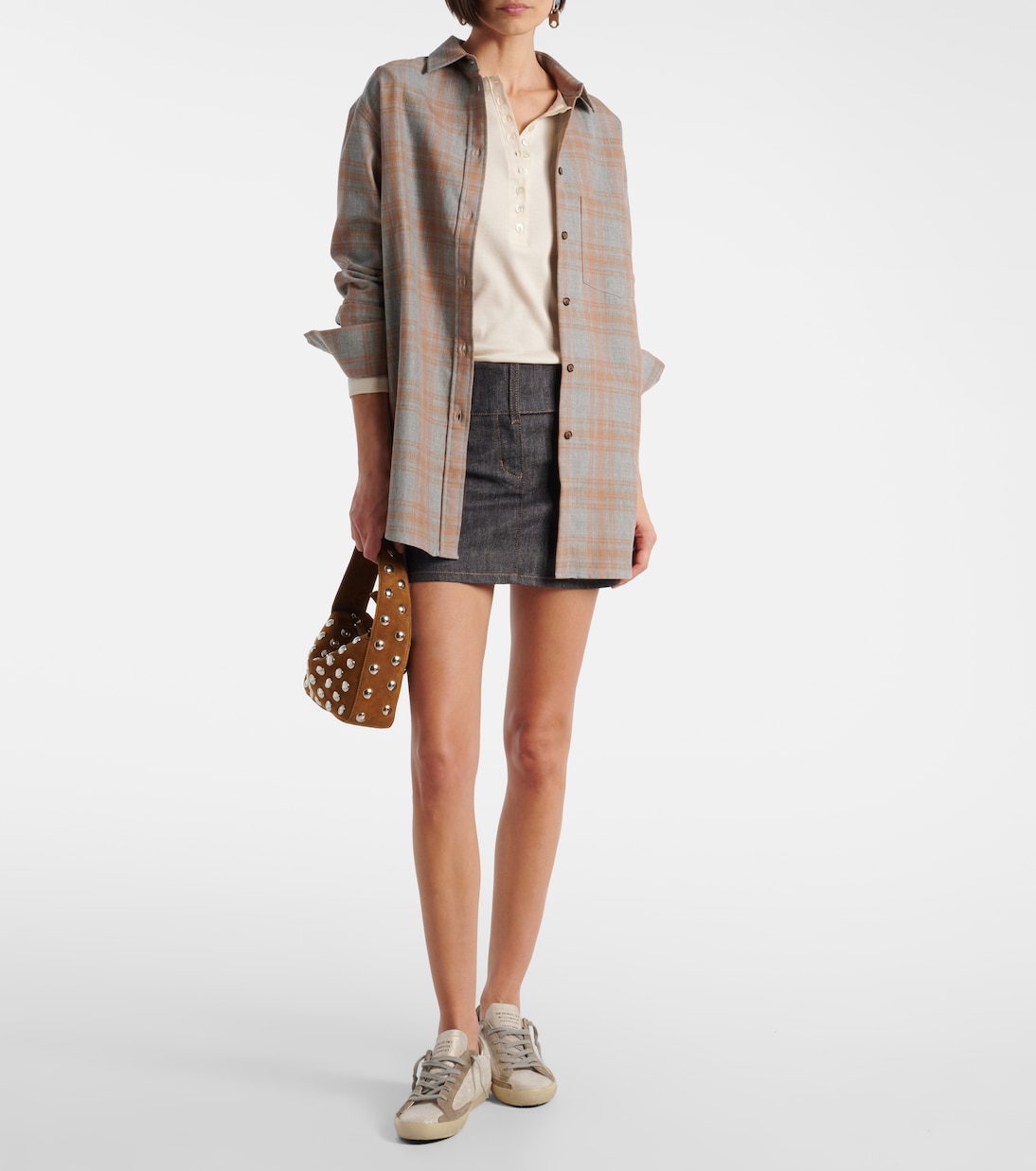 Super-Star glitter leather sneakers | Golden Goose