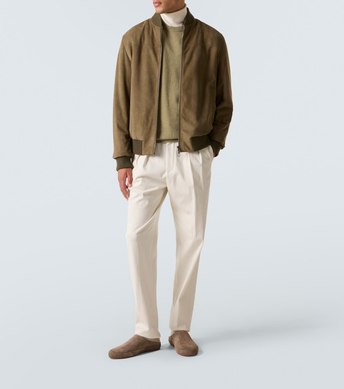 Ivy leather bomber jacket | Loro Piana