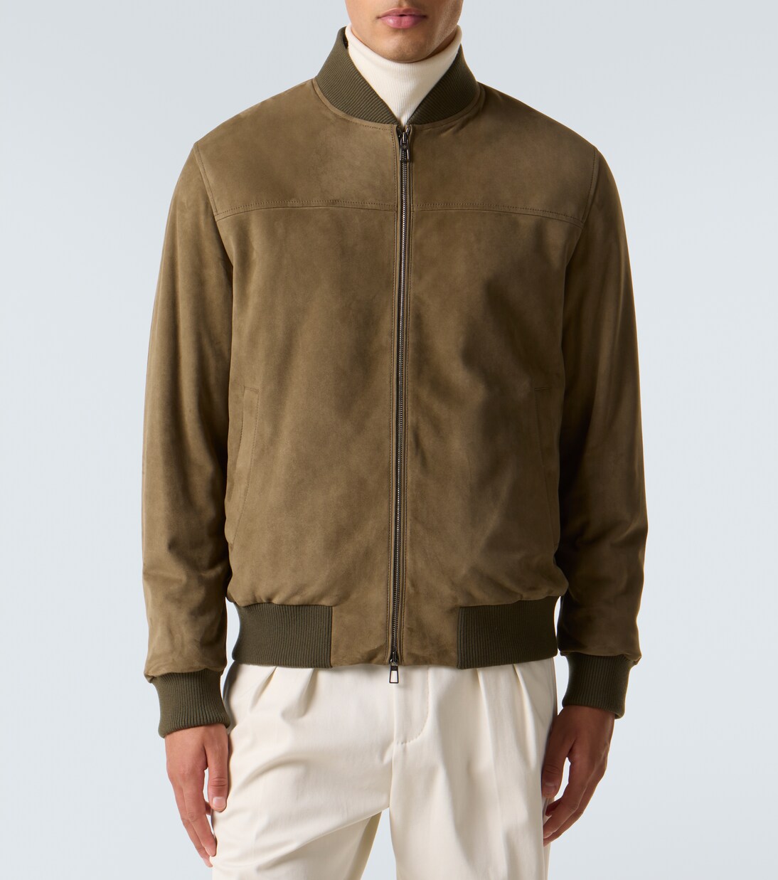 Ivy leather bomber jacket | Loro Piana