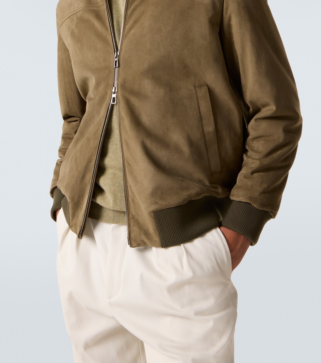 Ivy leather bomber jacket | Loro Piana