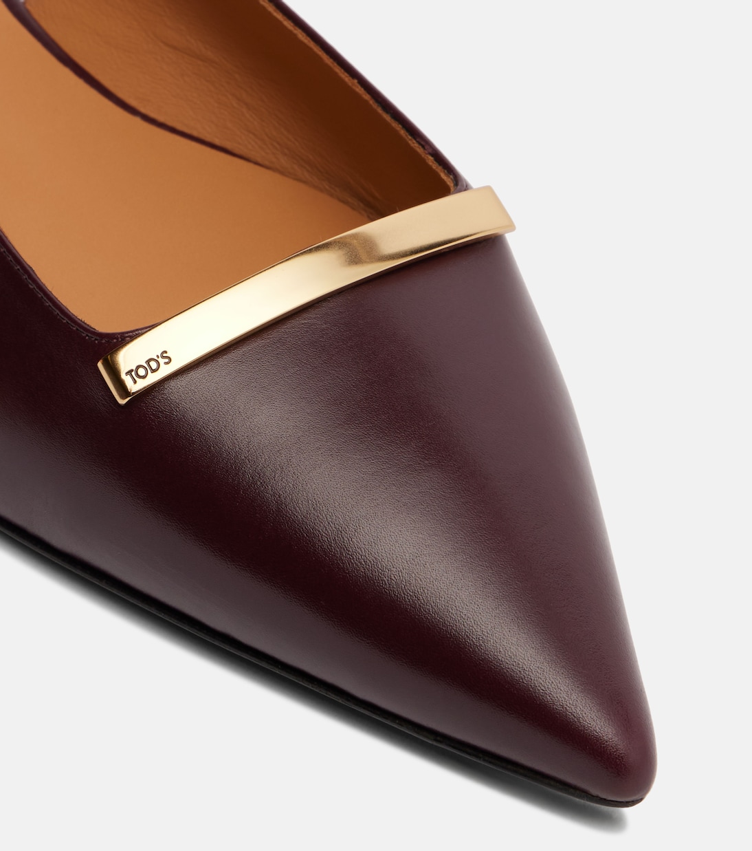 Barretta leather slingback flats | Tod's