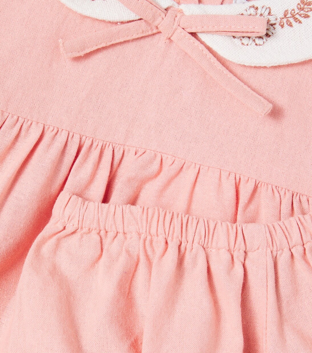 Baby Scarlet set of cotton top and bloomers | Bebe Organic