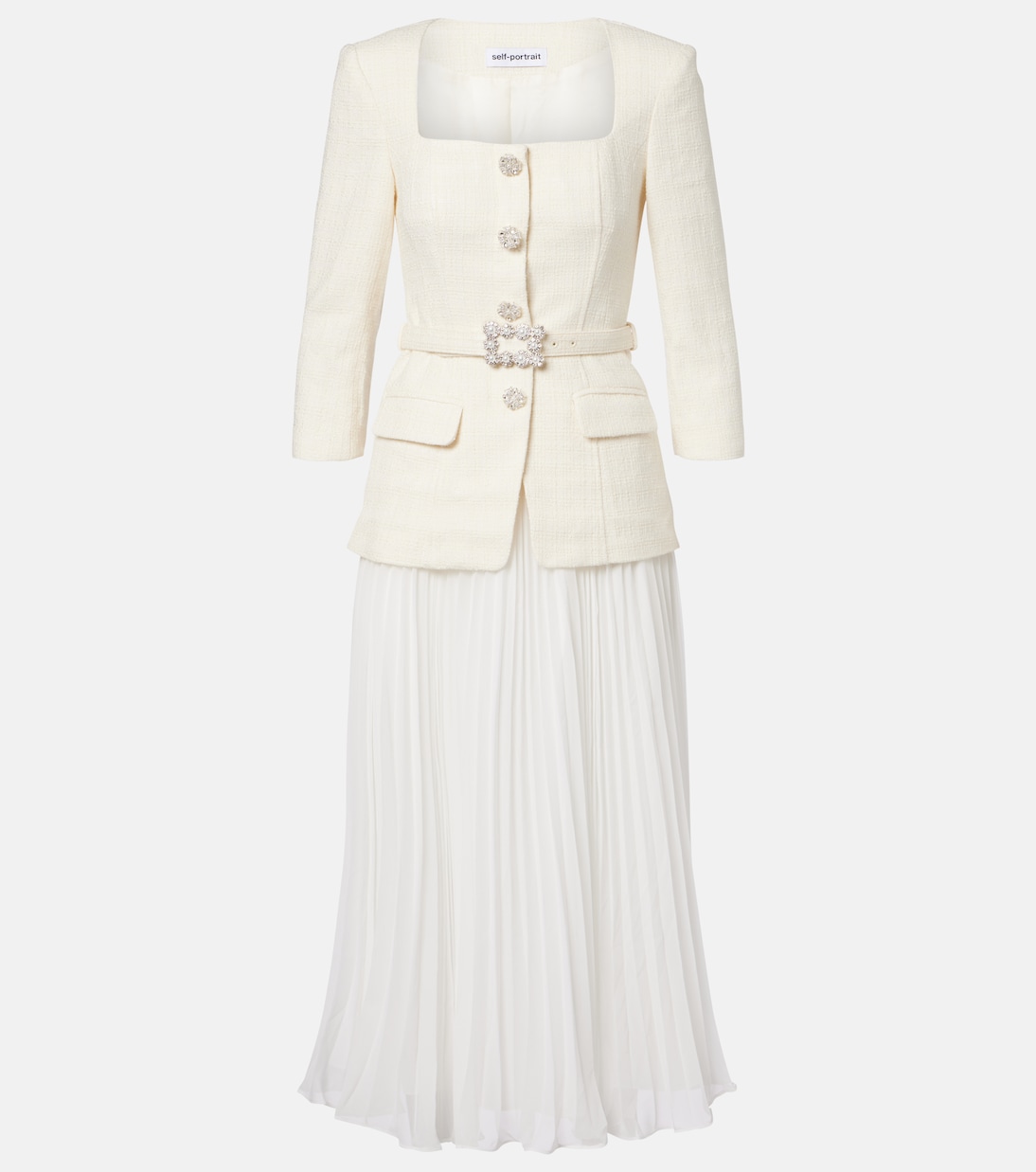 Robe longue en mousseline | Self-Portrait