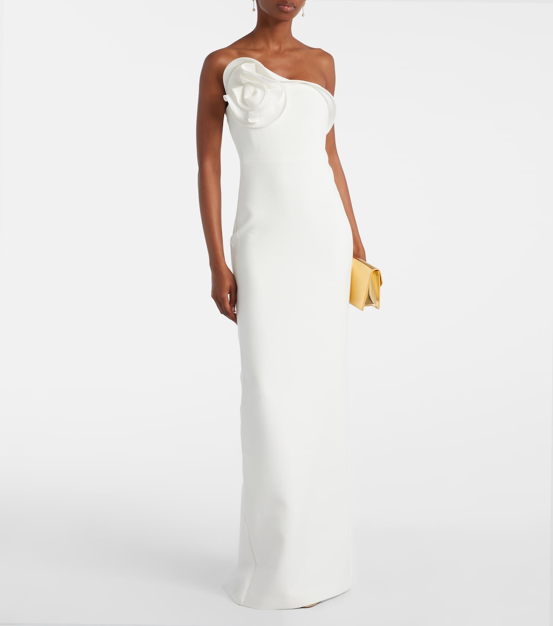 Robe longue de mariée en crêpe | Roland Mouret