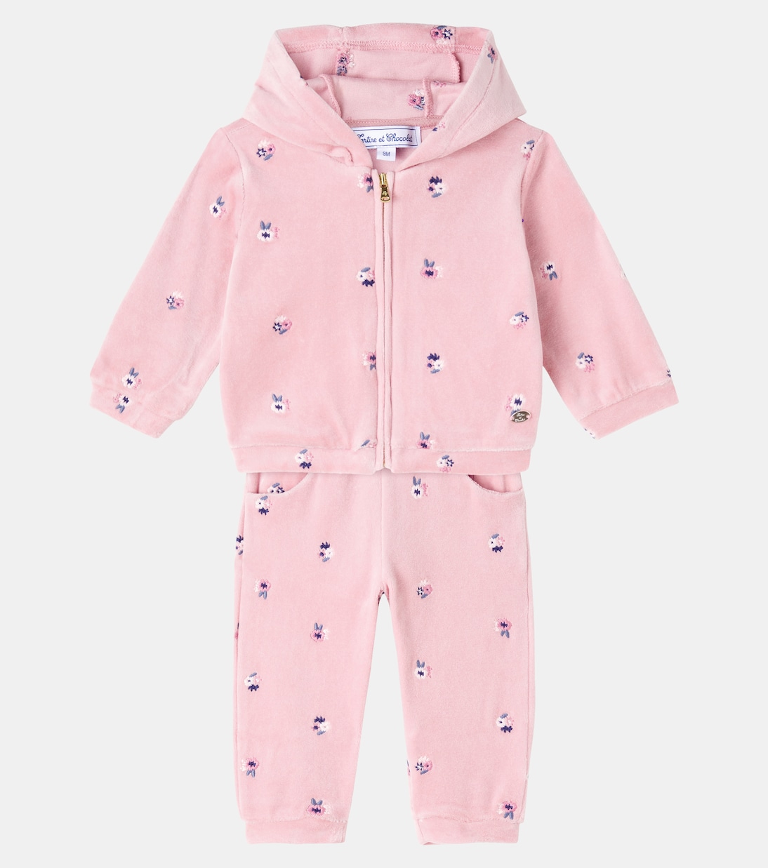 Bébé – Ensemble de survêtement en coton mélangé à fleurs | Tartine et Chocolat