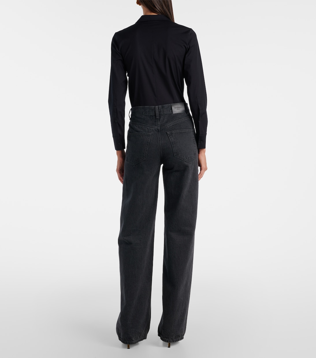 Cotton-blend poplin bodysuit | Wolford