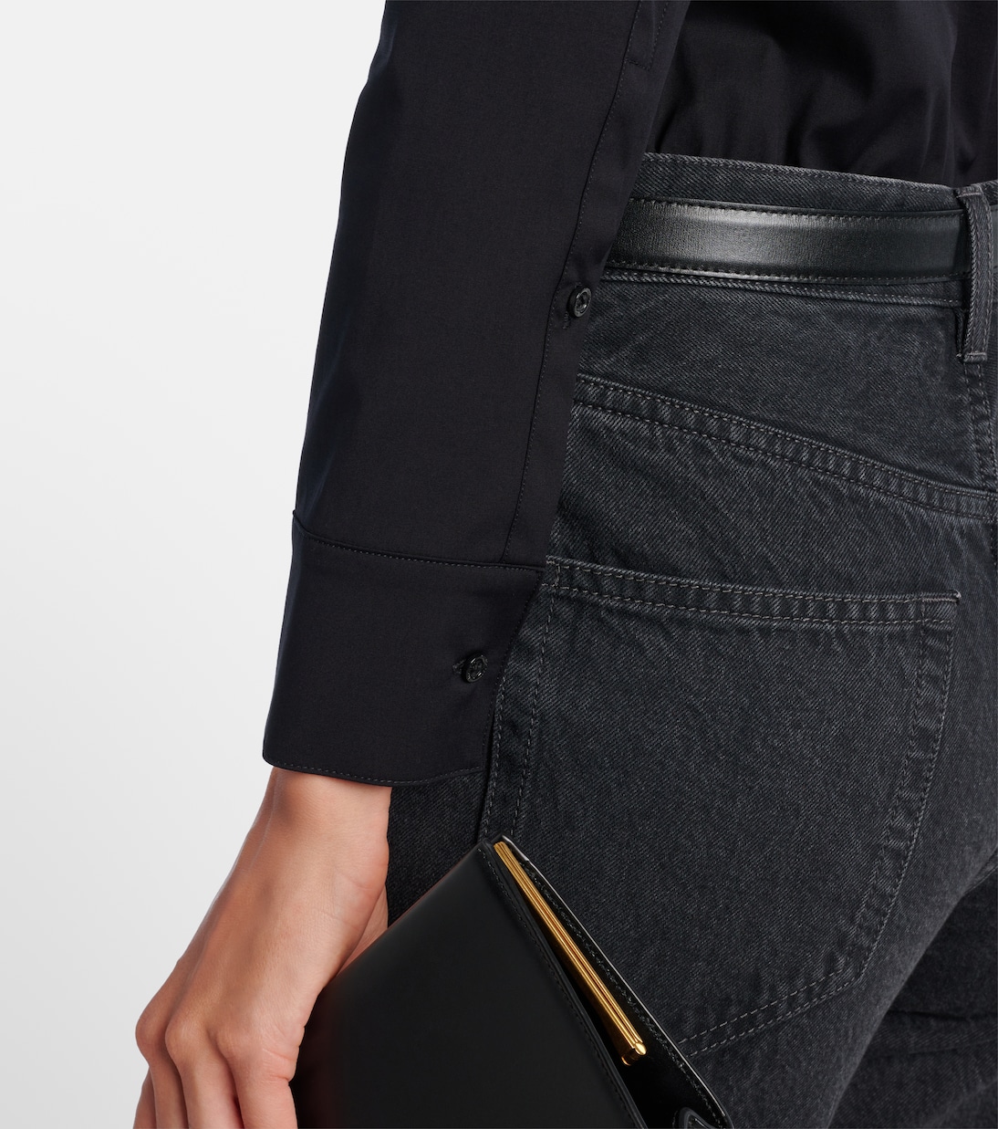 Cotton-blend poplin bodysuit | Wolford