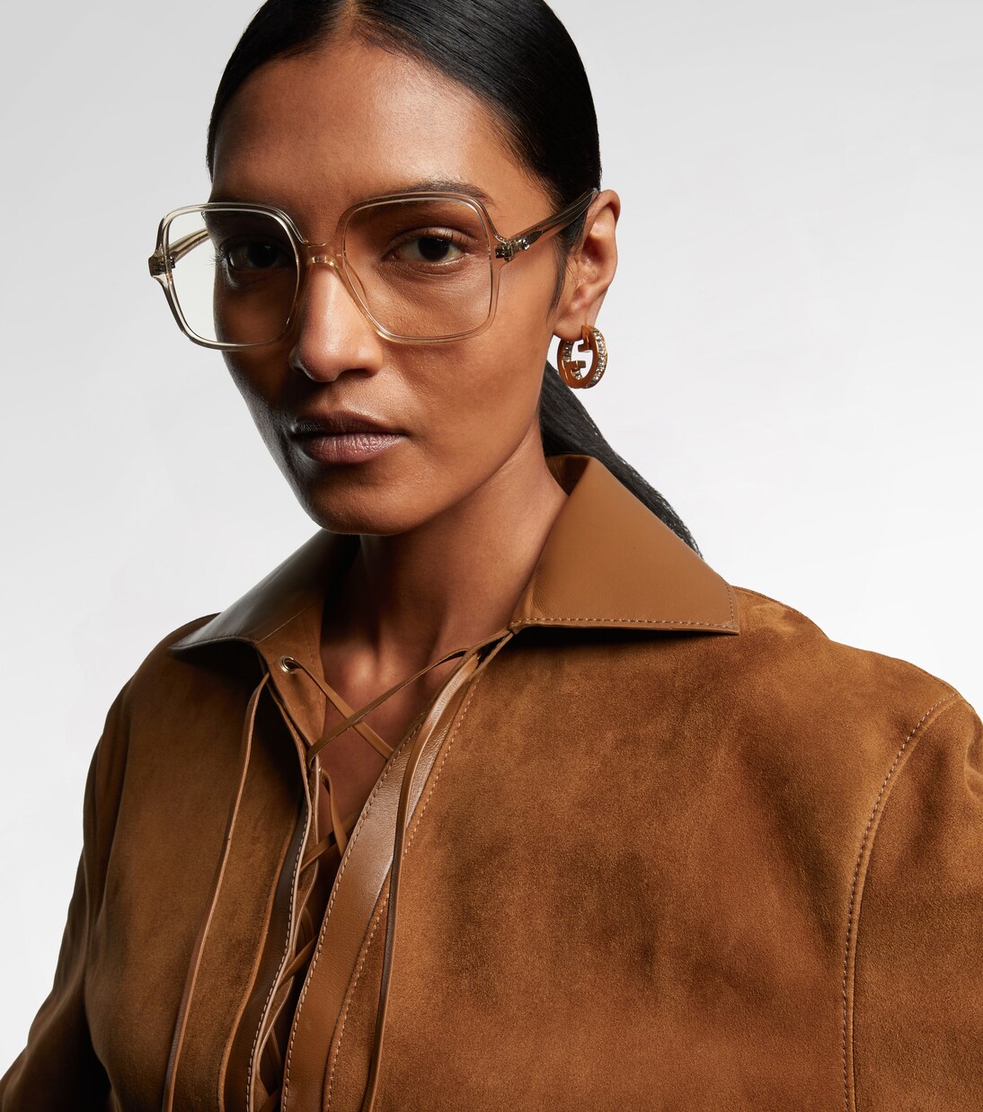 Optical Native GG 스퀘어 안경 | Gucci