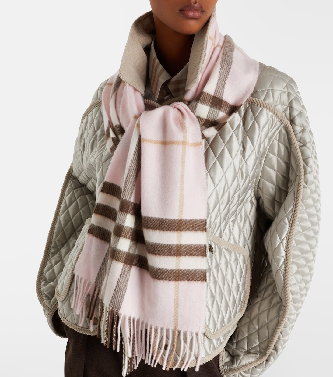 Giant Check cashmere scarf | Burberry