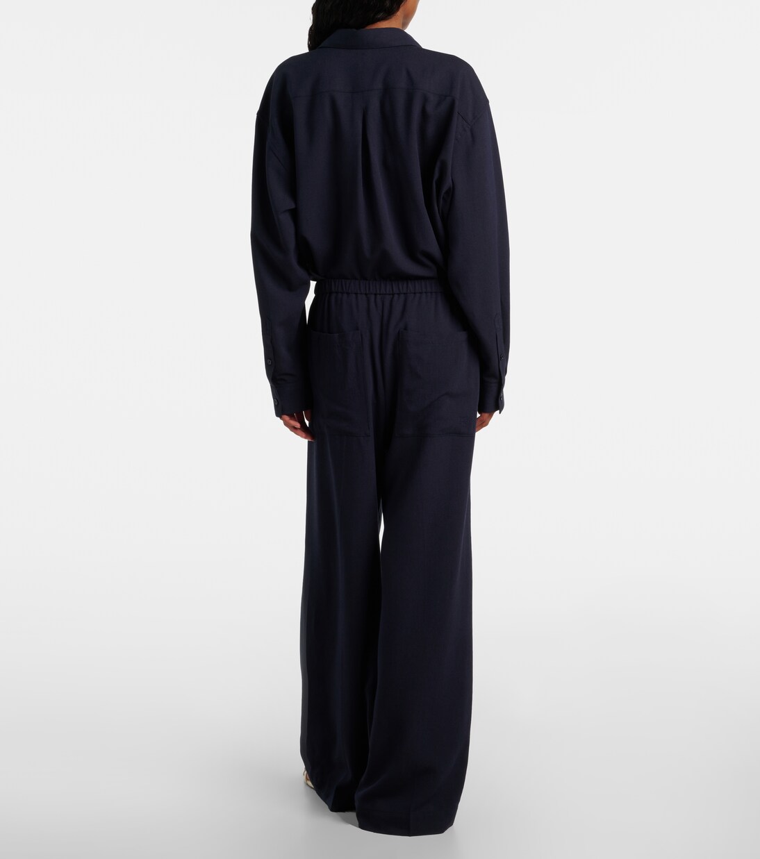 High-rise wide-leg pants | Toteme