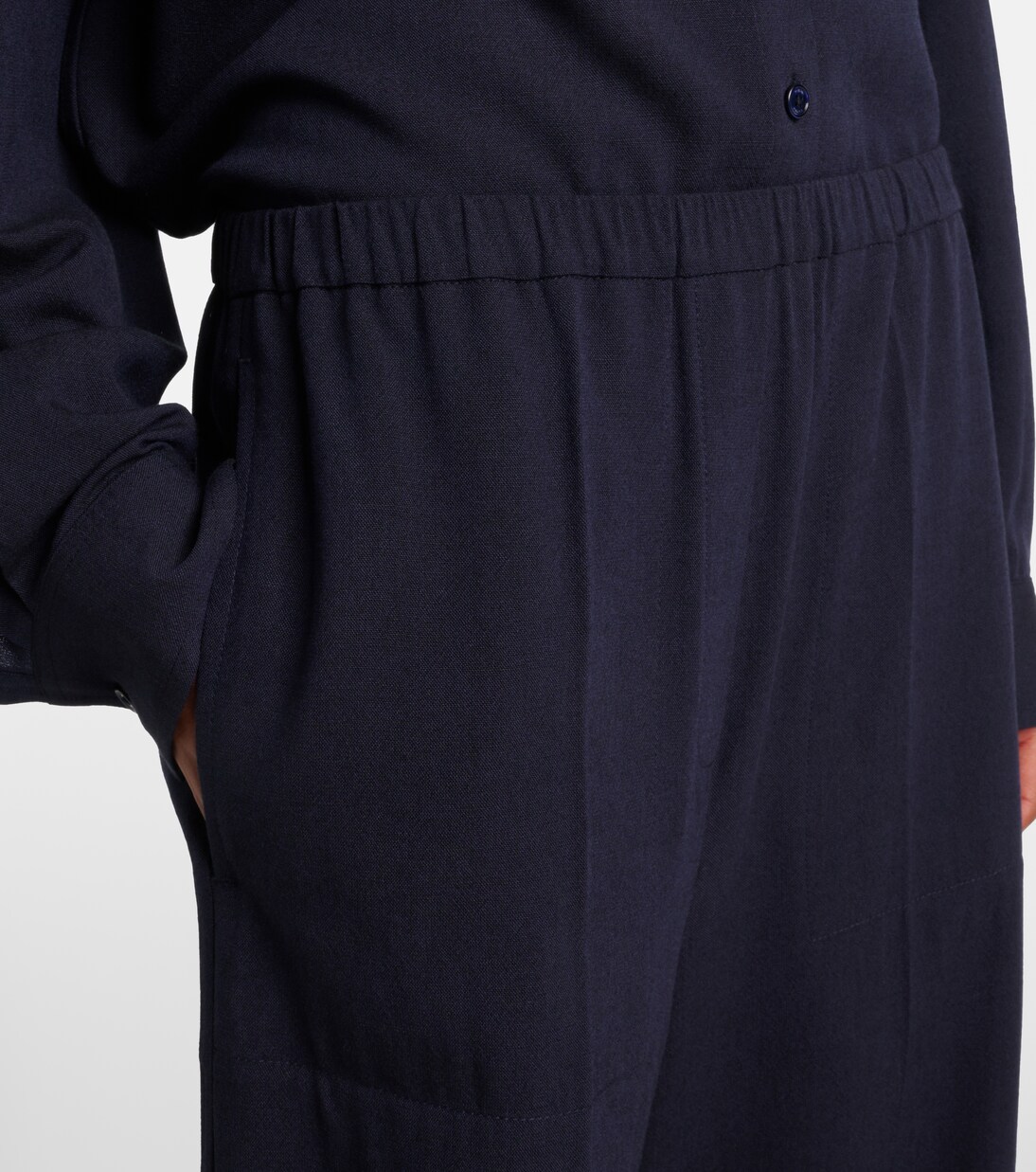 High-rise wide-leg pants | Toteme