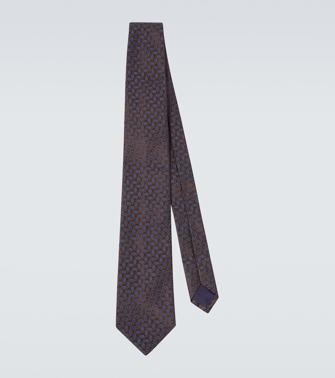 Silk jacquard tie | Charvet