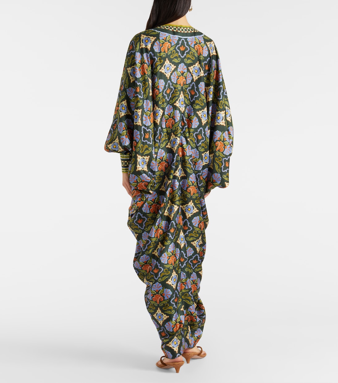 Cece floral silk kaftan | Alémais