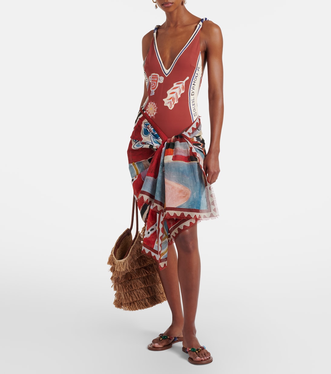 X LRNKE Pareo Michelle aus Baumwolle | Alémais