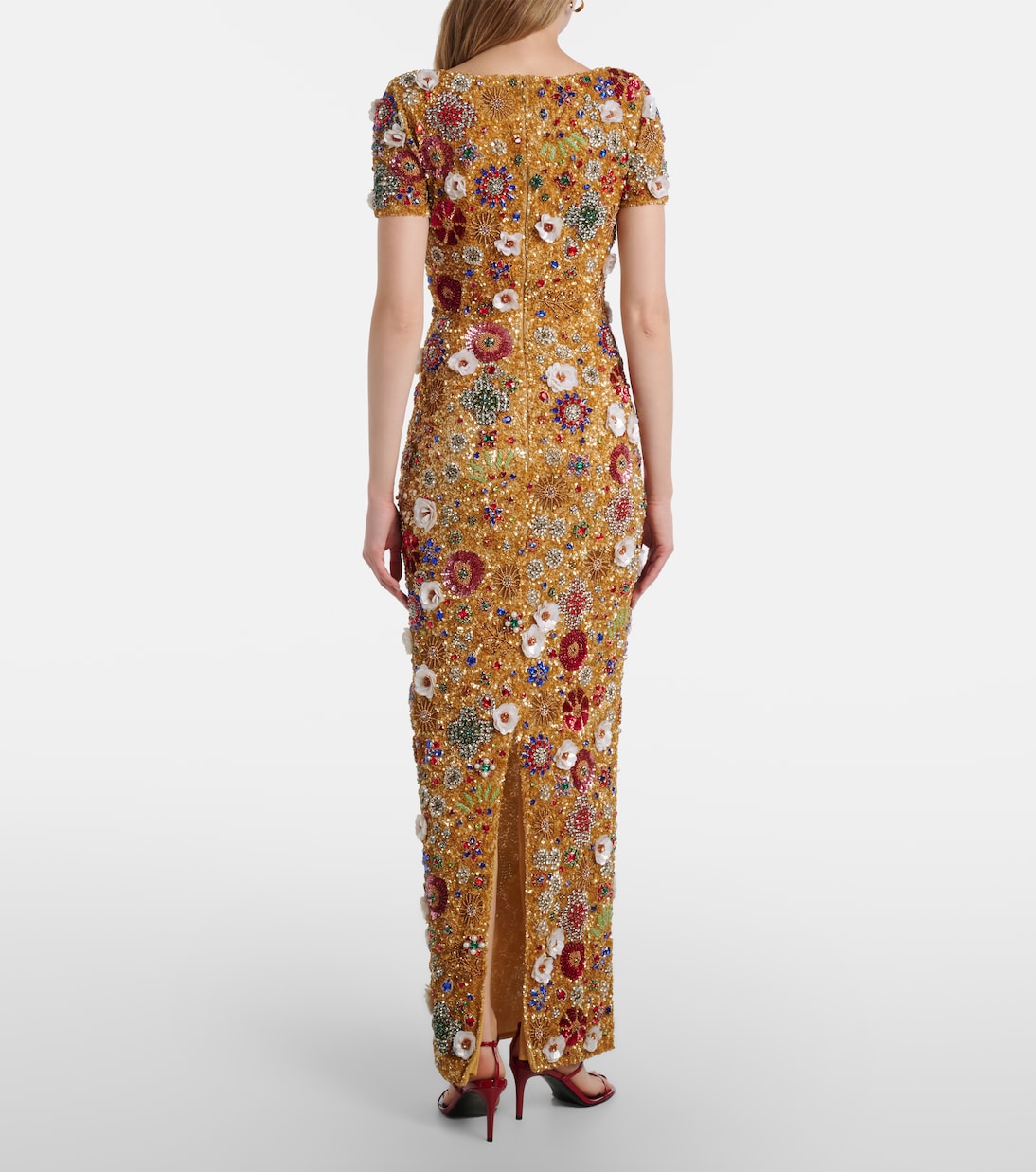 Verzierte Robe Francesca | Rachel Gilbert