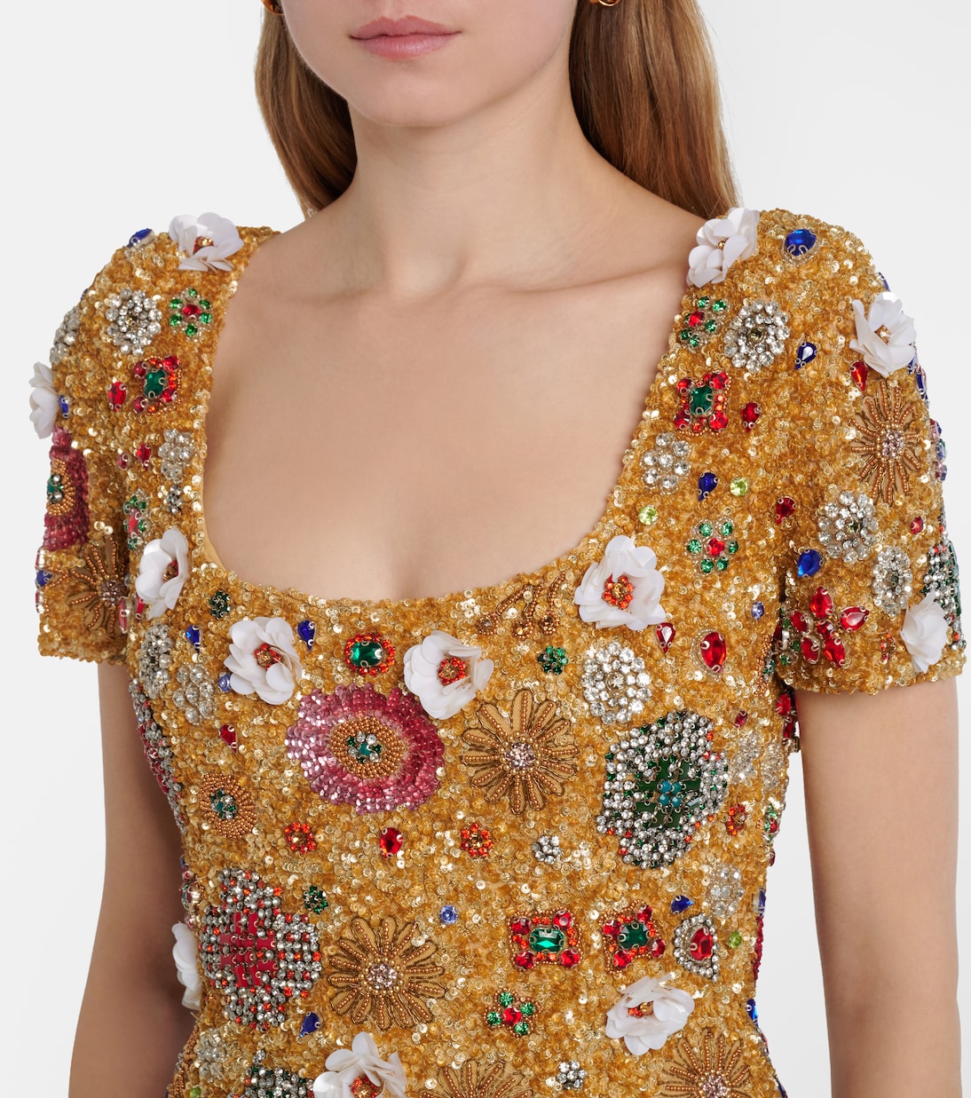 Verzierte Robe Francesca | Rachel Gilbert