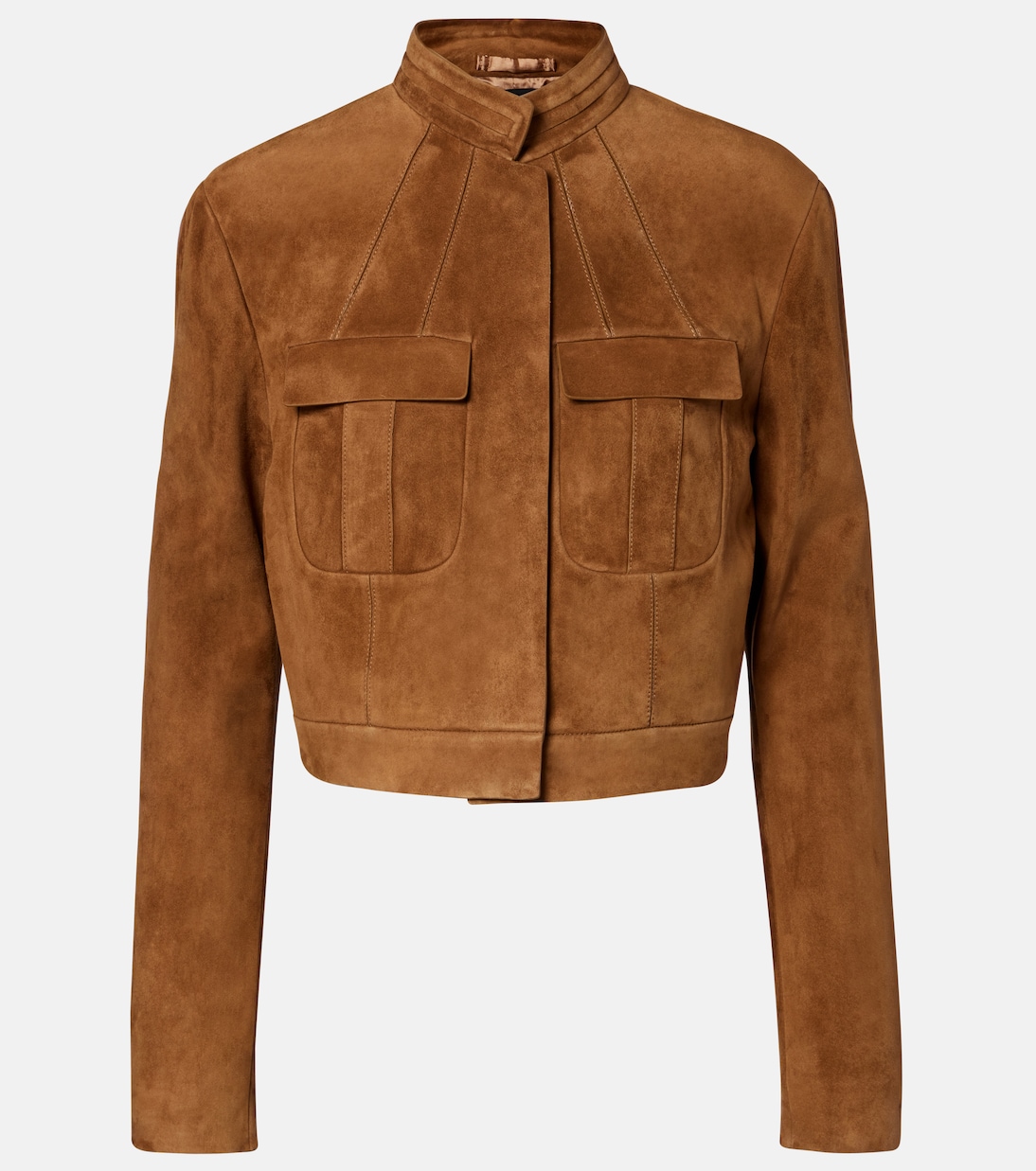 Cropped-Jacke aus Veloursleder | Tom Ford