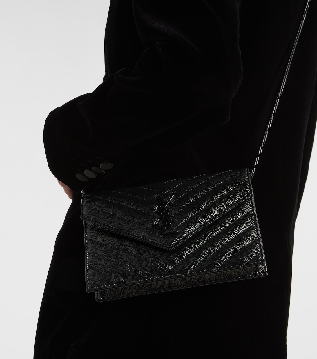 Portemonnaie mit Kettenriemen Cassandre Envelope Small | Saint Laurent
