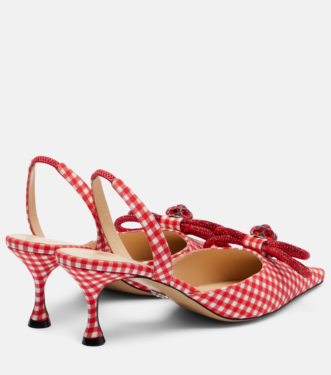 Slingback-Pumps Double Bow | Mach & Mach
