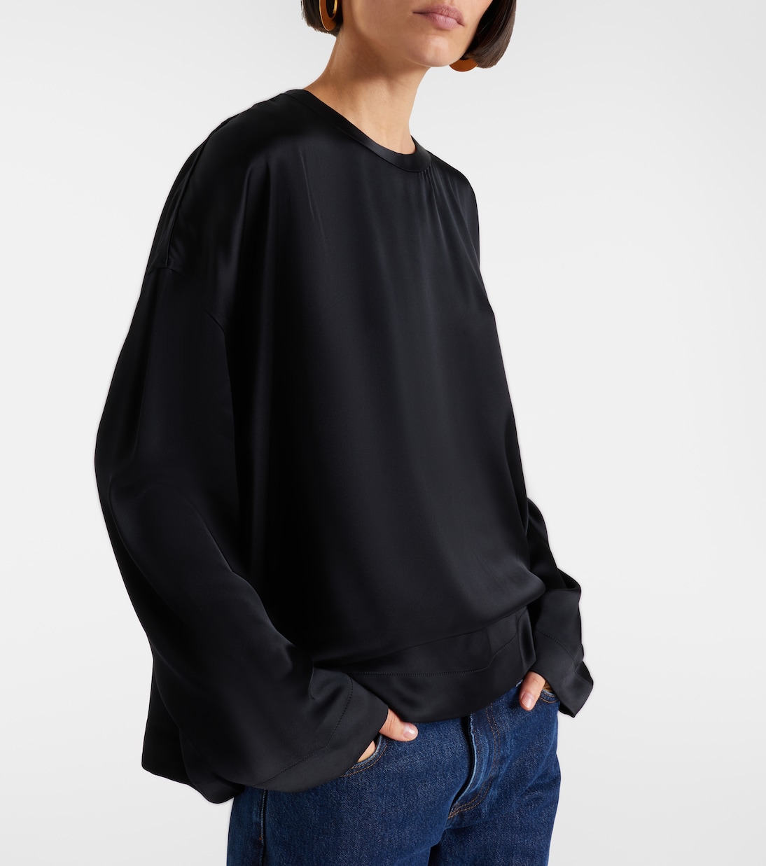 Top aus Satin | Toteme