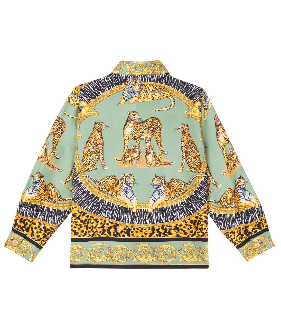 Wild Cats silk shirt | Versace Kids