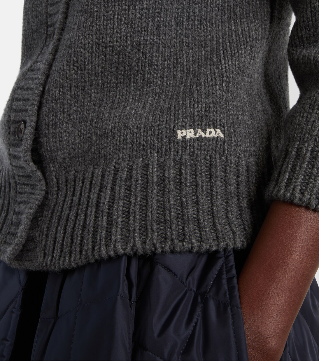 Cardigan aus Wolle und Kaschmir | Prada