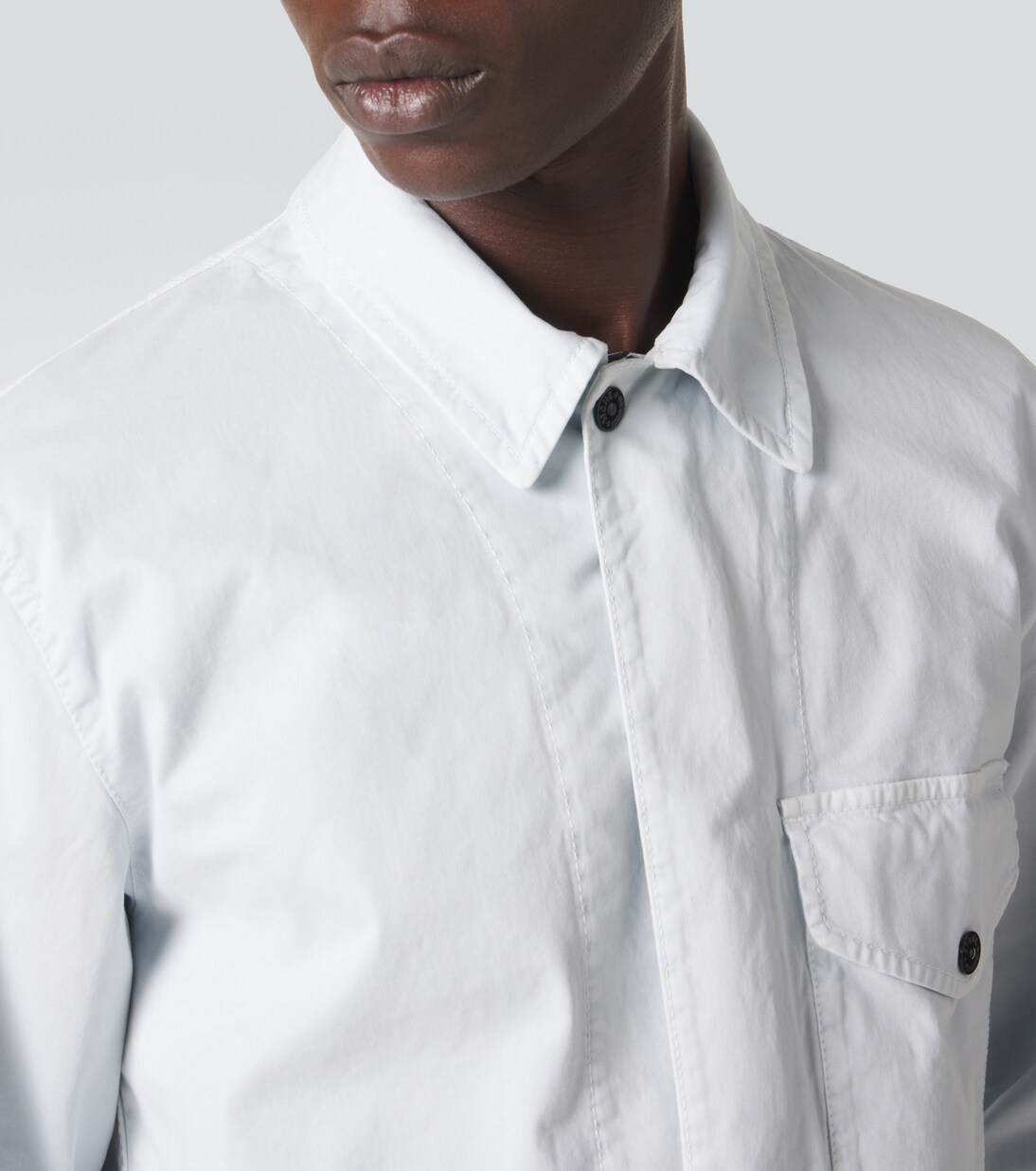 Compass cotton canvas overshirt | Stone Island