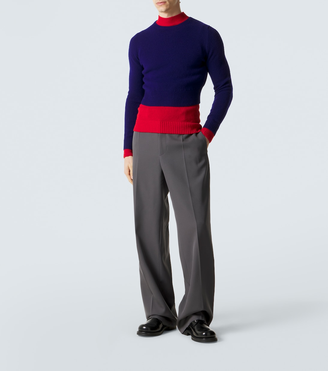 Layered wool sweater | Jil Sander