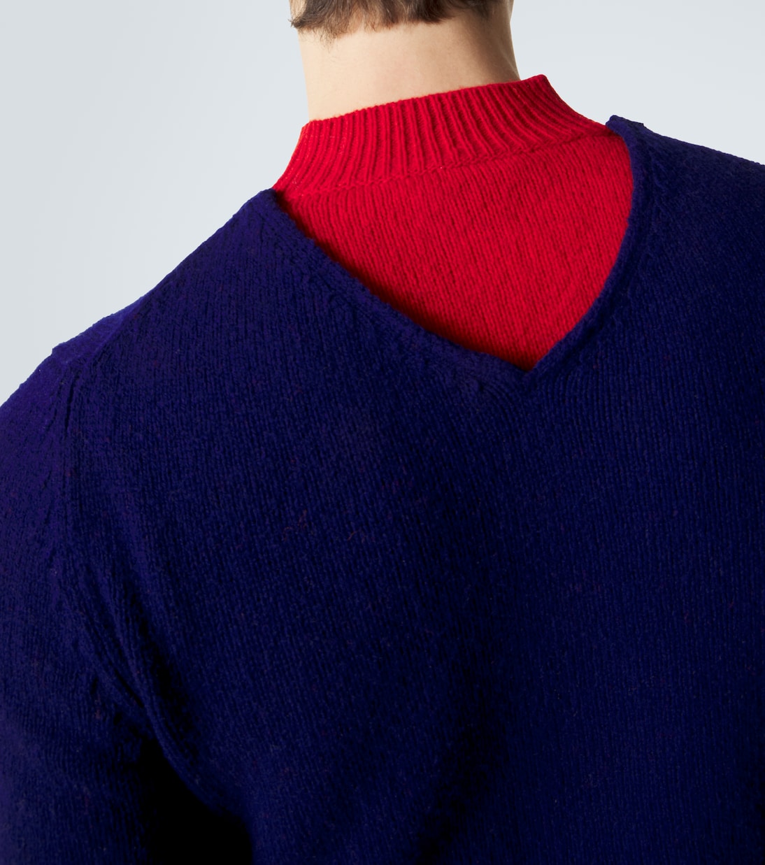 Layered wool sweater | Jil Sander