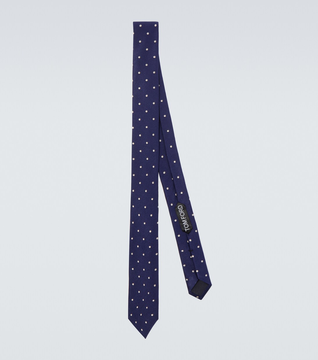Polka-dot silk twill tie | Tom Ford