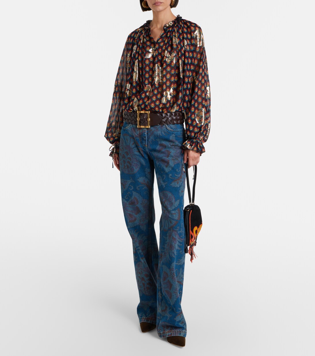 Jeans flared florales | Etro